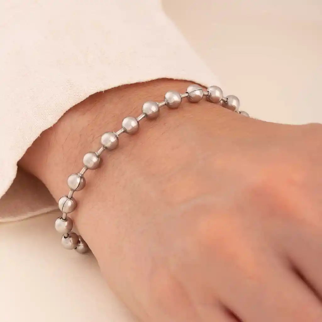 Pulsera Ball / Plateado
