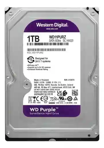 Disco Duro Púrpura 1tb Western Digital