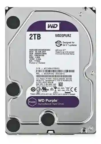 Disco Duro Púrpura 2tb Western Digital
