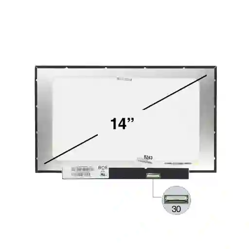 Pantalla Slim Ips 14″ N140bga-ea4 Revc1 30 Pin Para Portátil