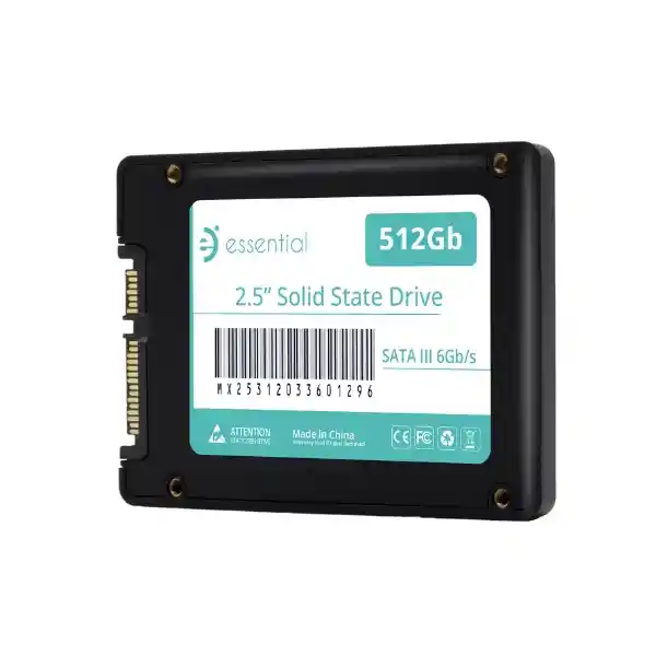 Disco De Estado Sólido Ssd Essential 512gb 2.5″ Sata Iii Negro