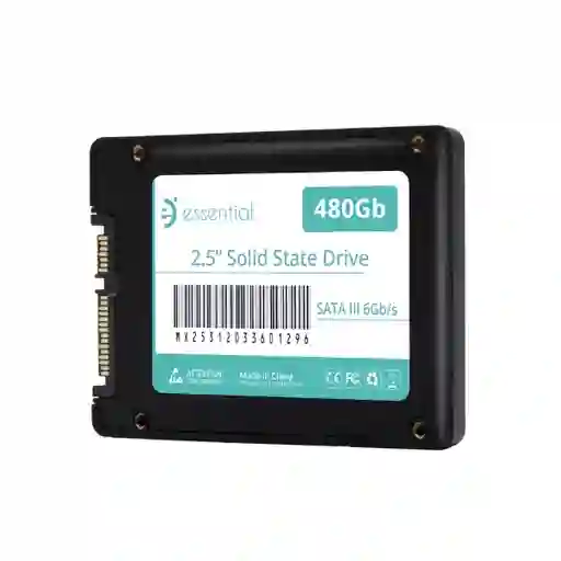 Disco De Estado Sólido Ssd Essential 480gb 2.5″ Sata Iii Negro