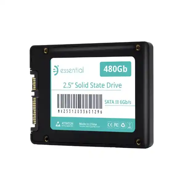 Disco De Estado Sólido Ssd Essential 480gb 2.5″ Sata Iii Negro