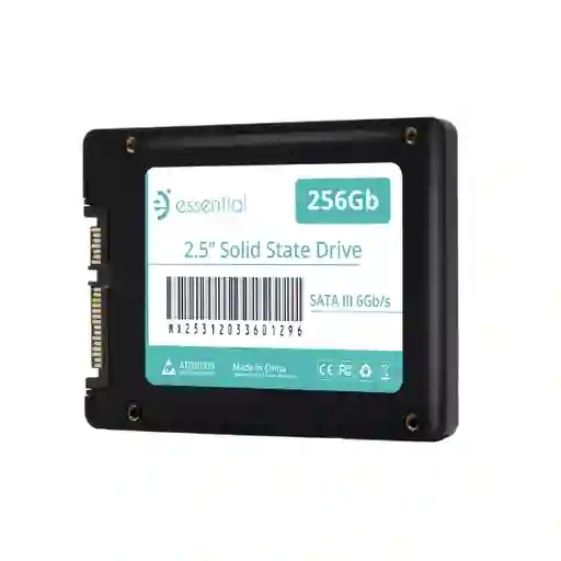 Disco De Estado Sólido Ssd Essential 256gb 2.5″ Sata Iii Negro