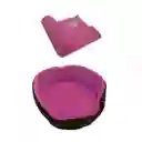 Cama Para Gato Grande + Cobija Térmica Grande Rosado