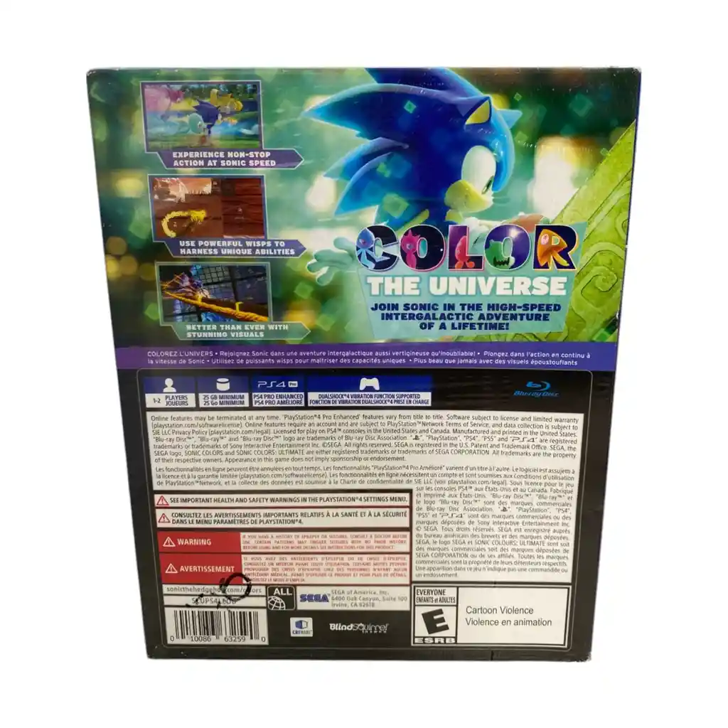 Sonic Colors Ultimate Para Ps4 Nuevo Fisico