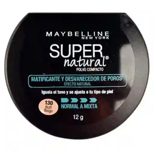 Polvo Compacto Super Natural 130 Buff Beige