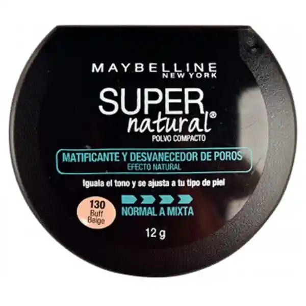 Polvo Compacto Super Natural 130 Buff Beige