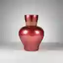 Florero Jarron De Cristal Color Rojo Difuminado (amalfi)