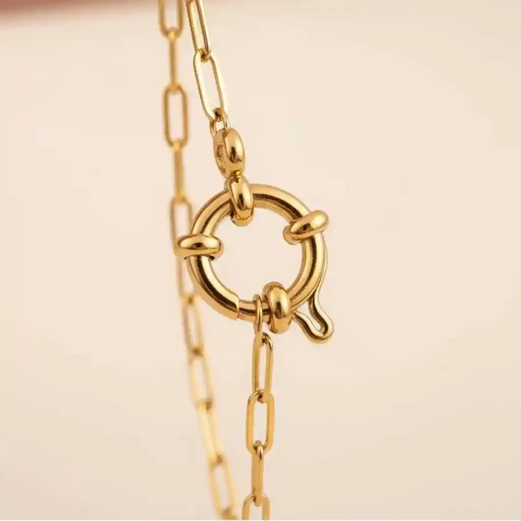 Pulsera Lock Mini / Dorado / S