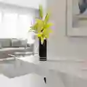 Florero Jarrón De Cristal Color Negro (budapest)