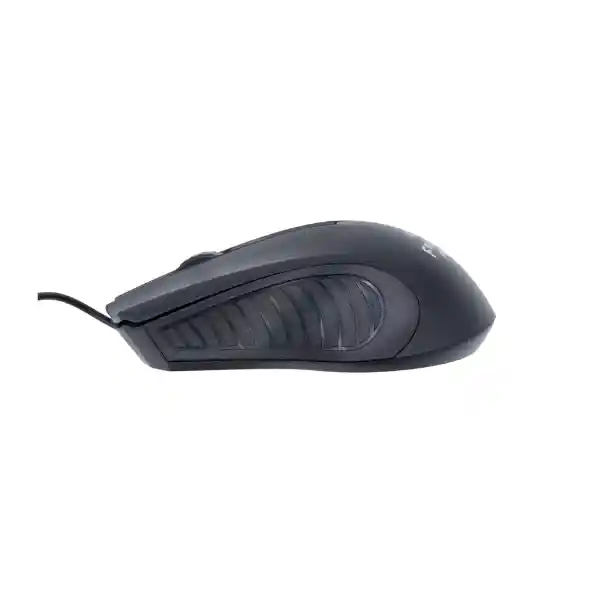Mouse Usb Alámbrico Follow Me Sc154 Óptico Ergonómico Negro