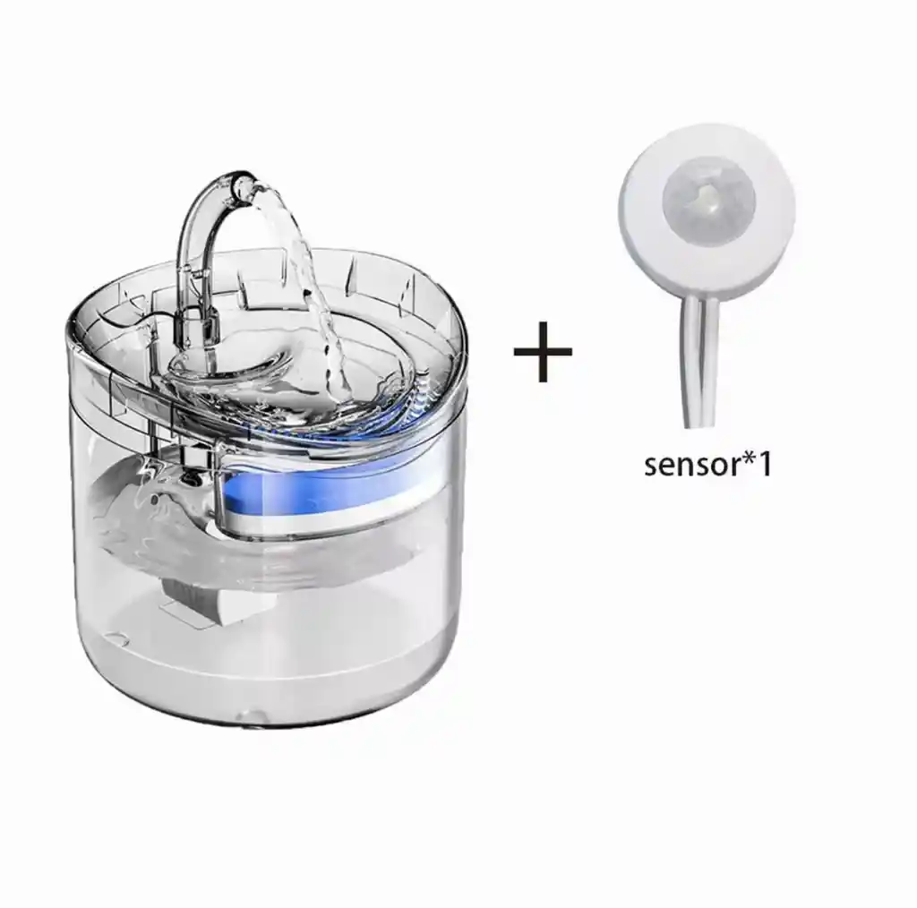 Fuente Dispensadora De Agua Con Sensor Para Mascotas