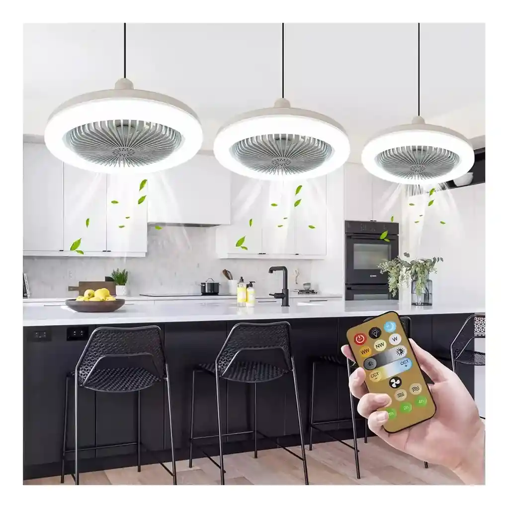 Bombillo Led Con Ventilador 30w