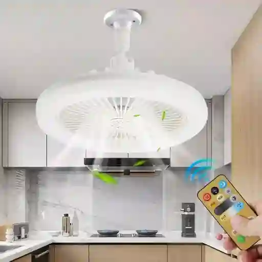 Bombillo Led Con Ventilador 30w