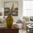 Florero Jarrón De Cristal Color Dorado (nice)