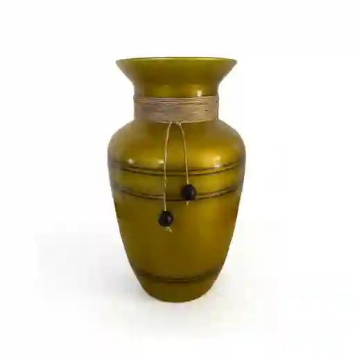 Florero Jarrón De Cristal Color Dorado (nice)