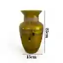 Florero Jarrón De Cristal Color Dorado (nice)