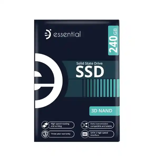 Disco De Estado Sólido Ssd Essential 240gb 2.5″ Sata Iii Negro