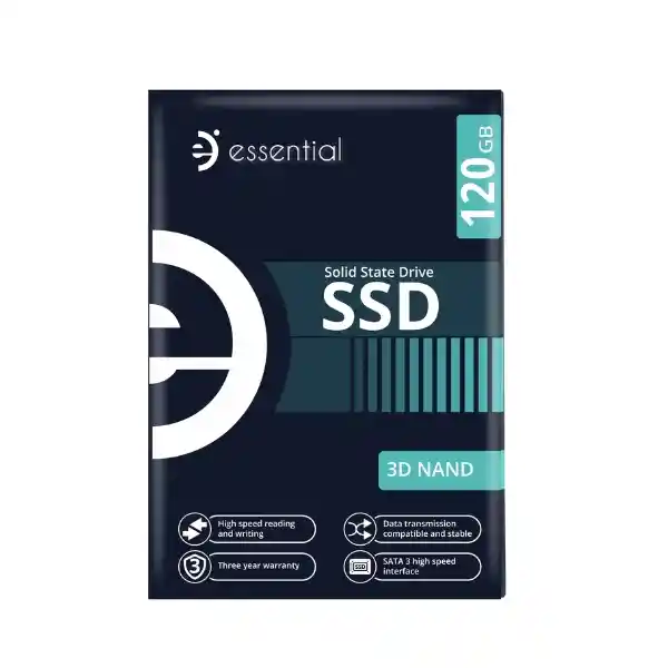 Disco De Estado Sólido Ssd Essential 120gb 2.5″ Sata Iii Negro