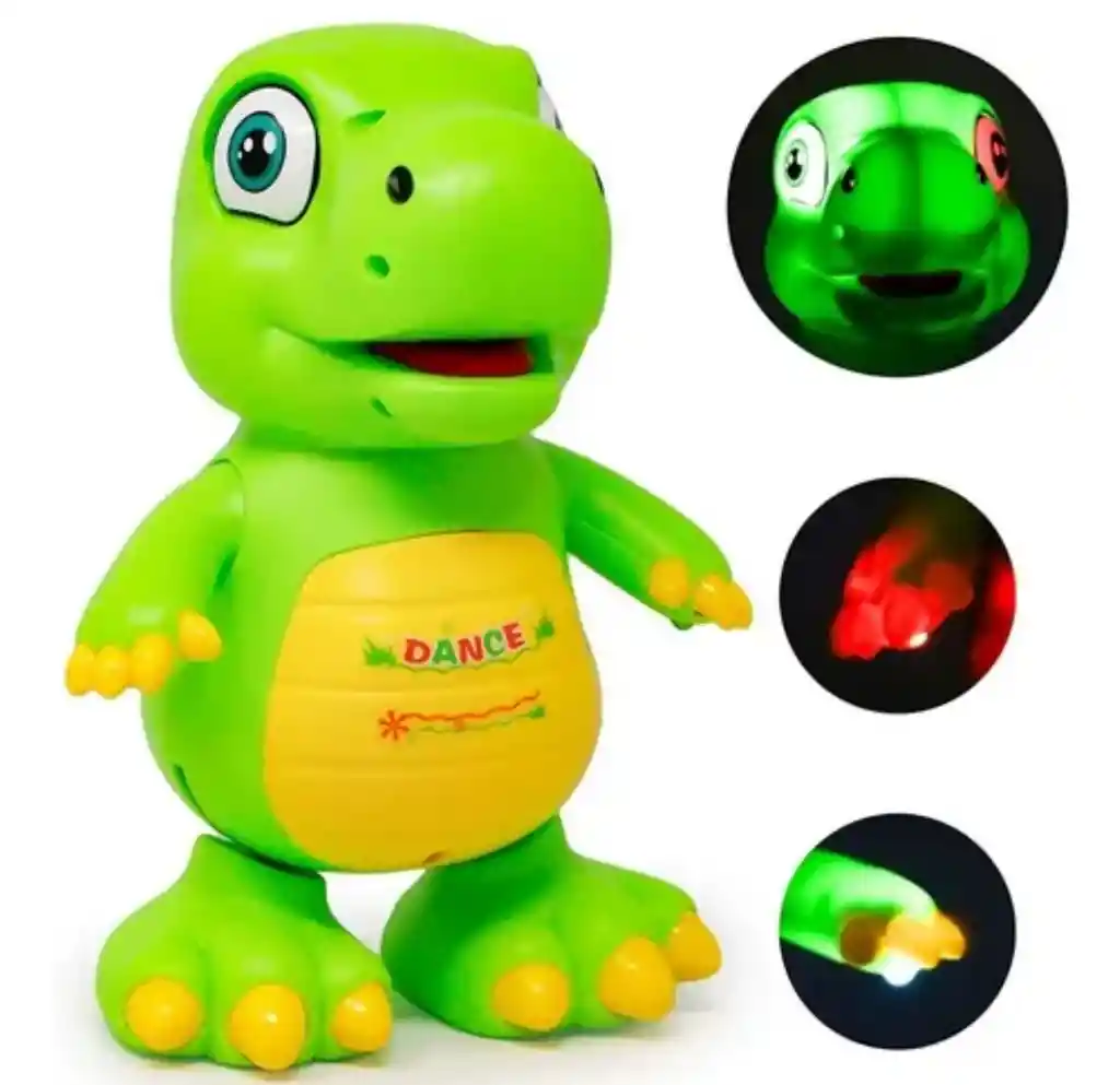 Dinosaurio Musical Bailarin Con Luz Juguete Entretenimiento Niños