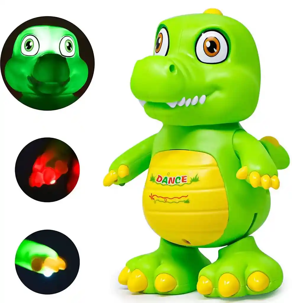 Dinosaurio Musical Bailarin Con Luz Juguete Entretenimiento Niños