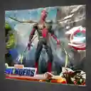 Set Figuras Muñecos Articulados Avengers Vengadores X 4 Con Luz
