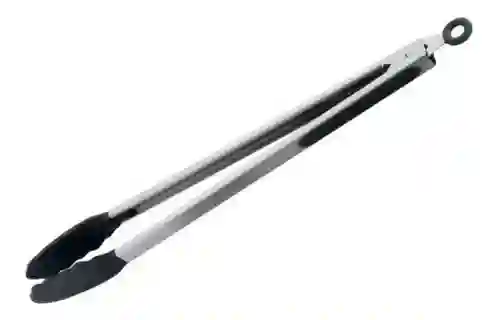 Pinzas En Acero Inoxidable 36 Cm Y Puntas En Silicona Incametal