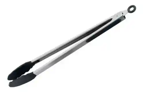 Pinzas En Acero Inoxidable 36 Cm Y Puntas En Silicona Incametal