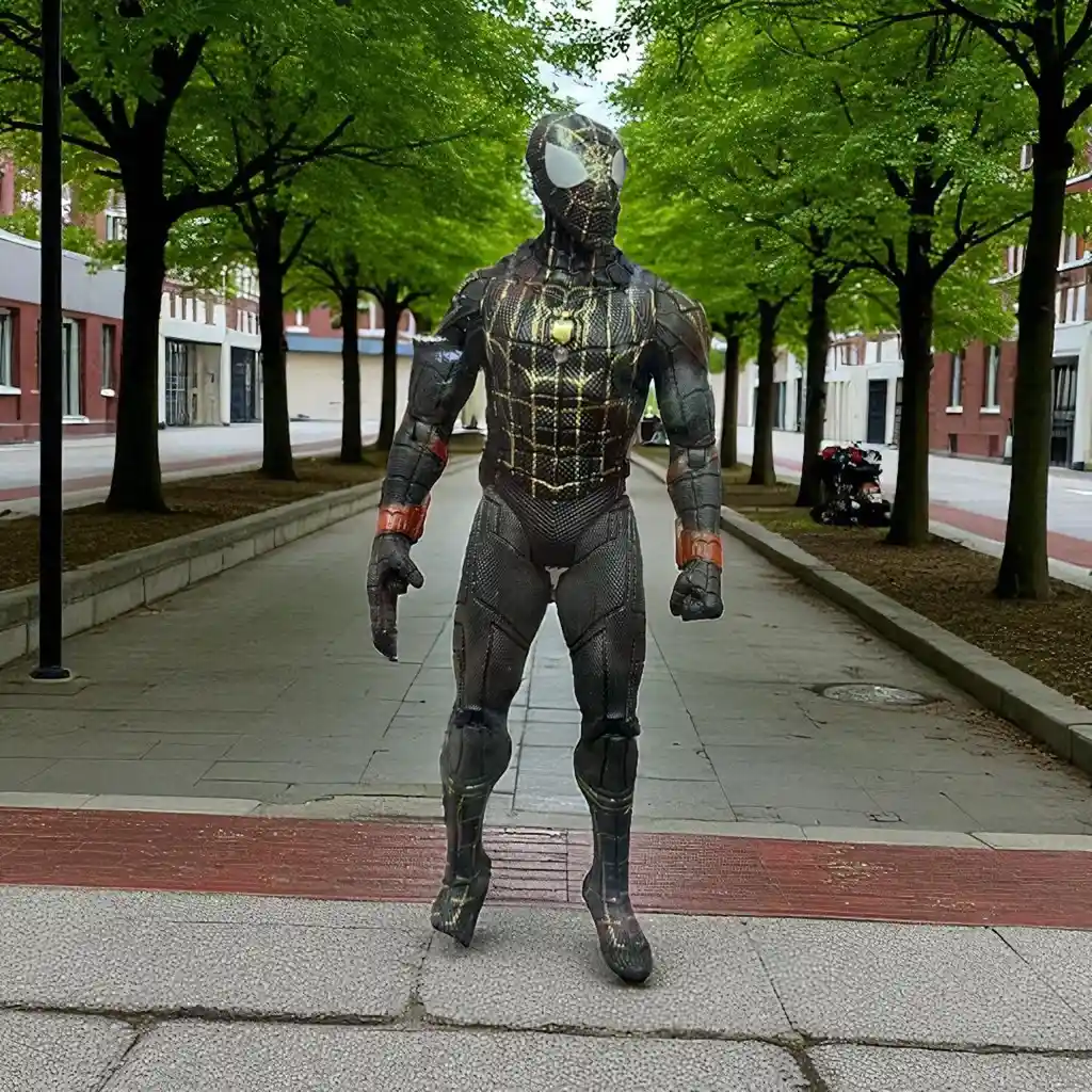 Spiderman Colección Juguete 5 Figuras Hombre Araña Con Luz