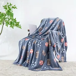 Cobija Para Niño Luminosa Felpa Suave Grande 200x150 Cm