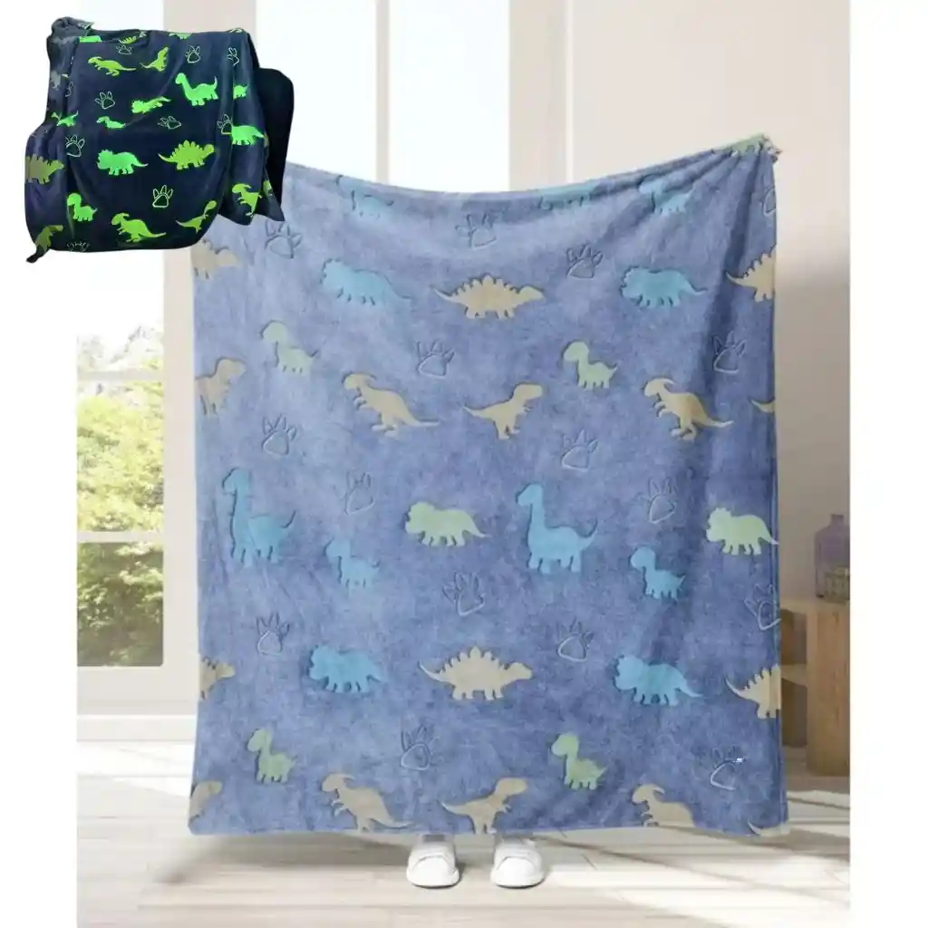 Cobija Para Niño Luminosa Felpa Suave Grande 200x150 Cm