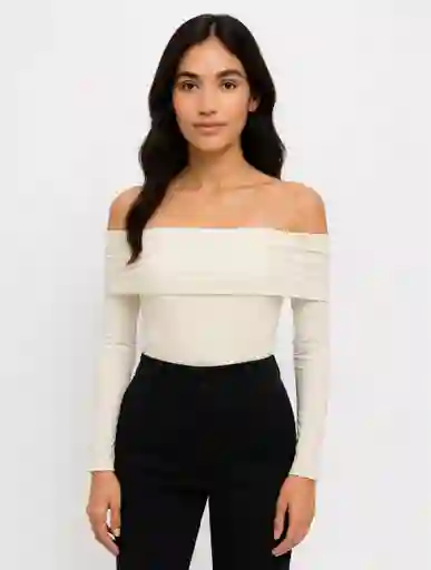 Blusa Mesh Malla - The Promise Blanco Sm