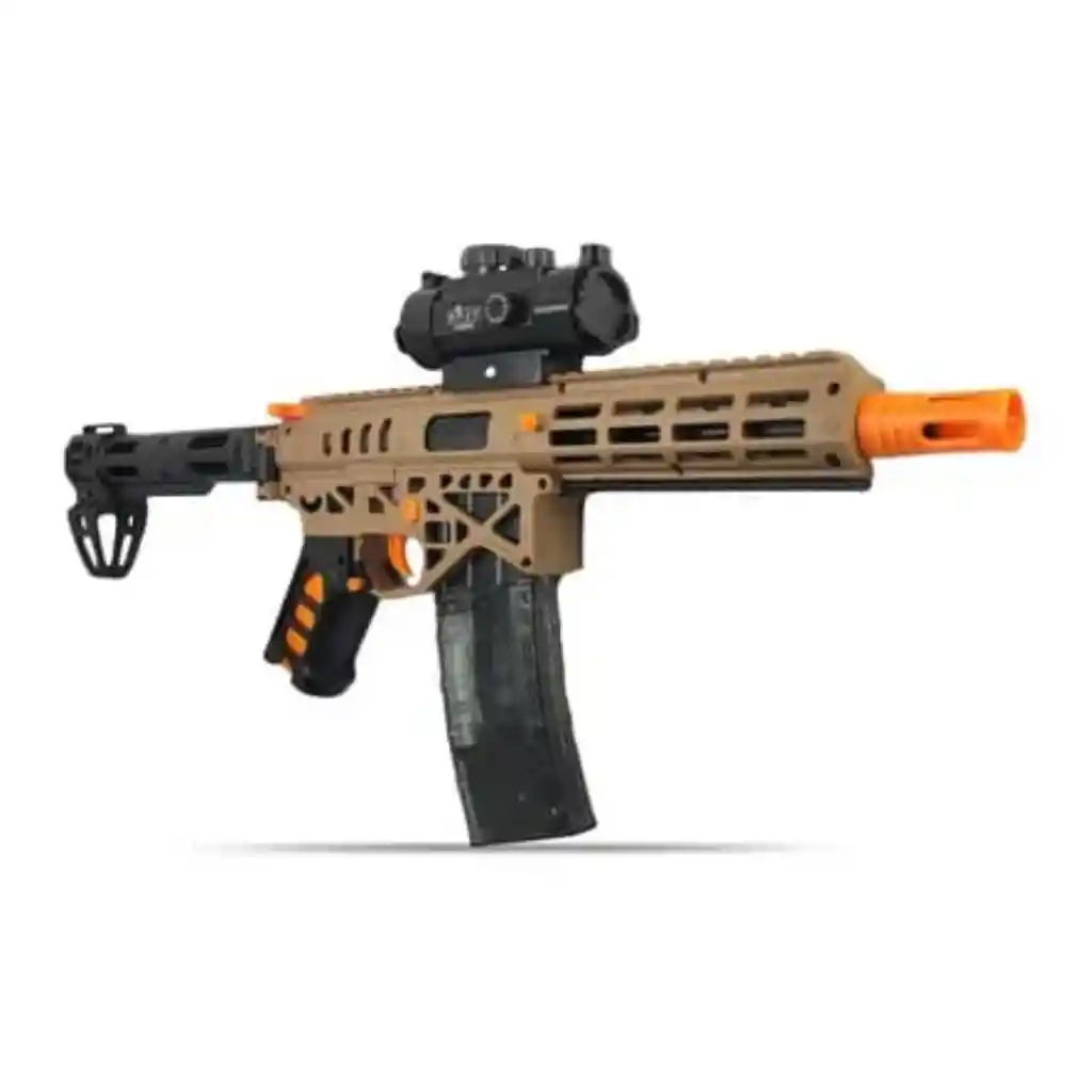 Juguete Lanzador Eléctrico De Hidrogel Shooting Elite 71 Cm Con Accesorios