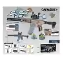 Juguete Lanzador Eléctrico De Hidrogel Shooting Elite 71 Cm Con Accesorios