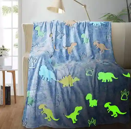 Cobija Para Niño Luminosa Felpa Suave 150x100 Cm