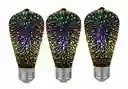 Bombillo Led 3d Decorativo 3.5w