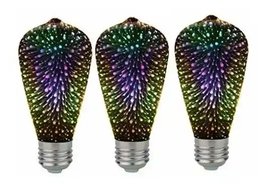 Bombillo Led 3d Decorativo 3.5w