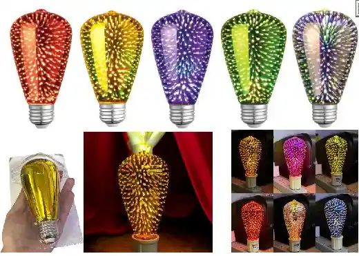 Bombillo Led 3d Decorativo 3.5w