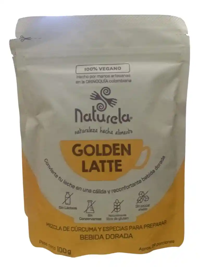 Leche Dorada Golden Latte X 100 Gms Naturela