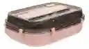 Porta Comidas Contenedor 4 Espacios Con Cubiertor