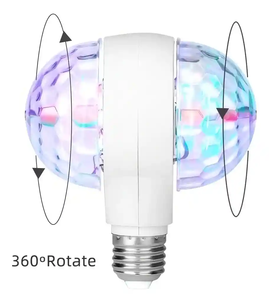 Bombillo Giratorio Doble 6w