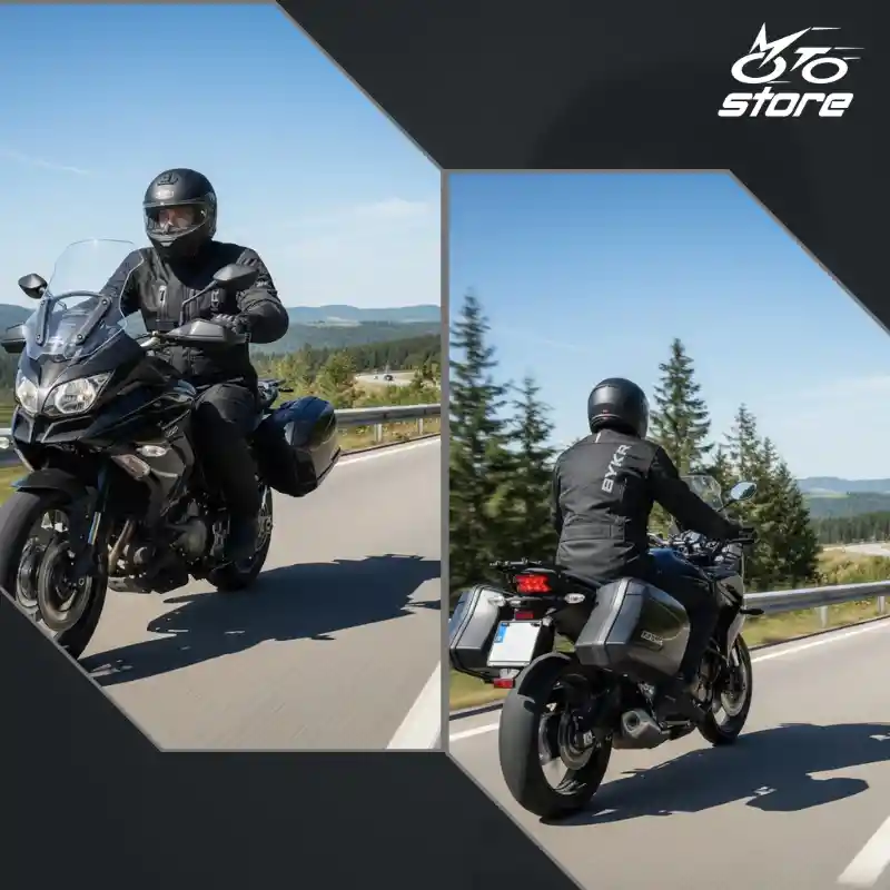 Chaqueta Turismo Explore Moto Proteccion Certificada Disponible Talla L Y Xl