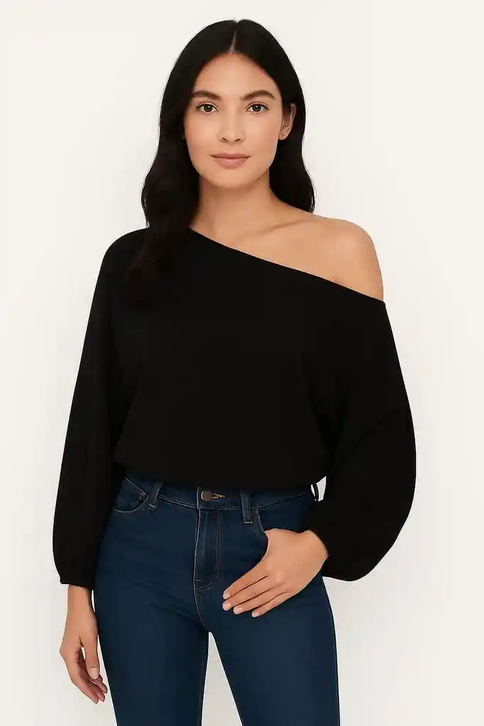 Blusa Para Mujer Manga Larga Bombacha - The Aura