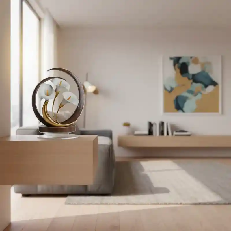 Flor De Loto En Acrílico