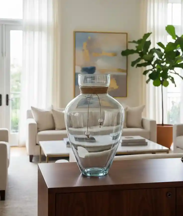 Florero Jarrón De Vidrio (sydney)