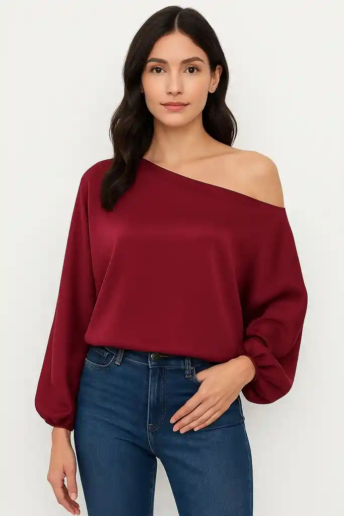 Blusa Para Mujer Manga Larga Bombacha - The Aura