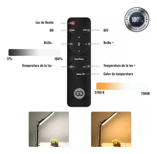 Panel De Luz Profesional 3000w Con Trípode Control Remoto