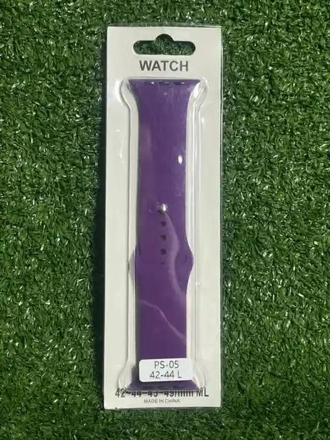 Manilla Silicona 42 | 44 | 45 | 49 Mm Smartwatch Applewatch Smartband | Correa Smart Band | Pulso Apple Watch | Pulsera Smart Watch | Color Morado