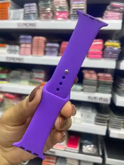 Manilla Silicona 42 | 44 | 45 | 49 Mm Smartwatch Applewatch Smartband | Correa Smart Band | Pulso Apple Watch | Pulsera Smart Watch | Color Morado